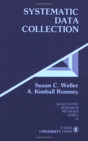 Susan C. Weller, A. Kimball Romney, Susan C. Weller - Systematic Data Collection, Häftad