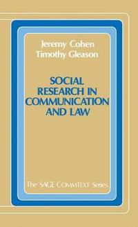 bokomslag Social Research in Communication and Law