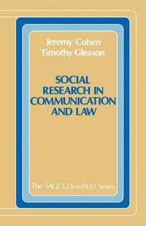 bokomslag Social Research in Communication and Law