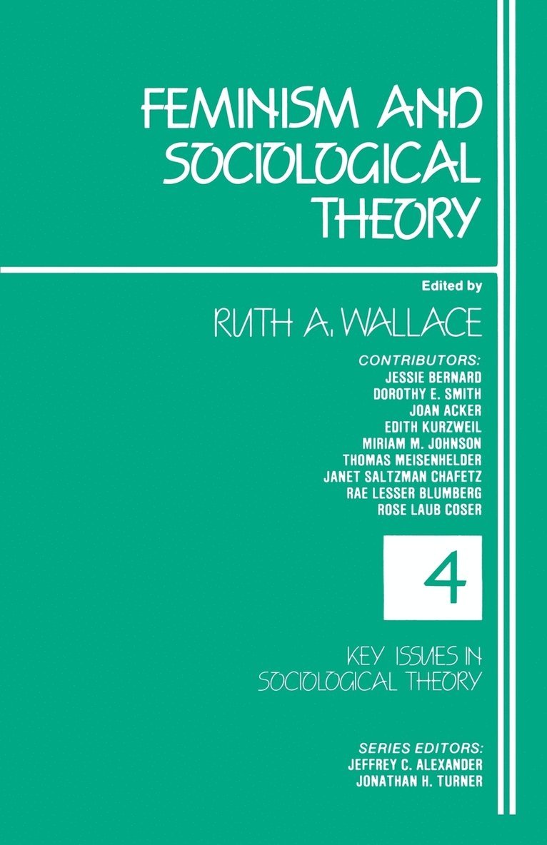 Feminism and Sociological Theory 1