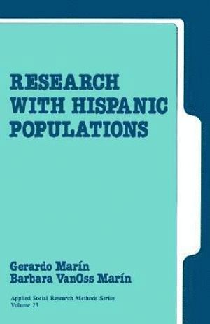 bokomslag Research with Hispanic Populations