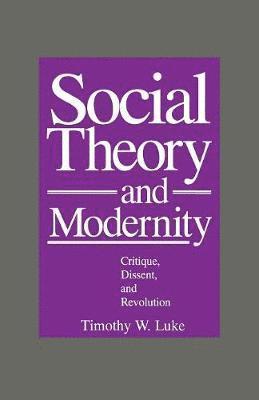 Timothy W. Luke, Timothy W Luke - Social Theory and Modernity, Häftad