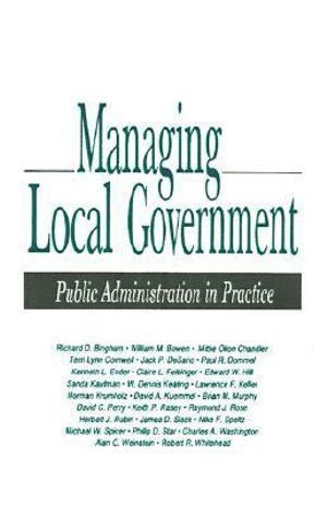 bokomslag Managing Local Government