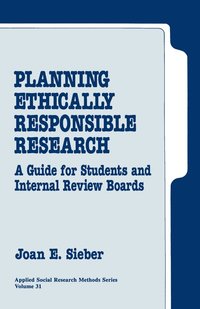 bokomslag Planning Ethically Responsible Research