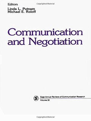 Linda L. Putnam, Michael E. Roloff - Communication and Negotiation, Häftad