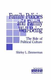 bokomslag Family Policies and Family Well-Being