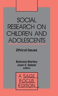 bokomslag Social Research on Children and Adolescents