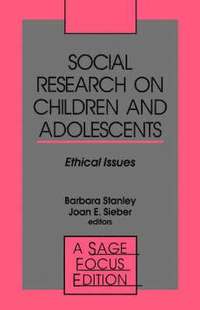 bokomslag Social Research on Children and Adolescents