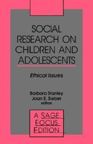 bokomslag Social Research on Children and Adolescents