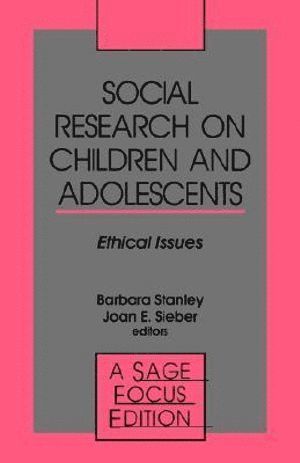 bokomslag Social Research on Children and Adolescents