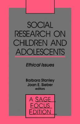 National Institutes of Health (U S ), National Institutes of Health (U S, Barbara Stanley, Joan E. Sieber - Social Research on Children and Adolescents, Häftad