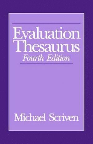 bokomslag Evaluation Thesaurus