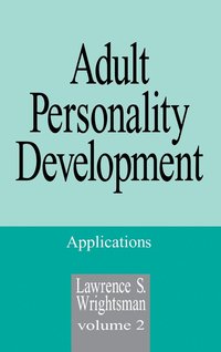 bokomslag Adult Personality Development