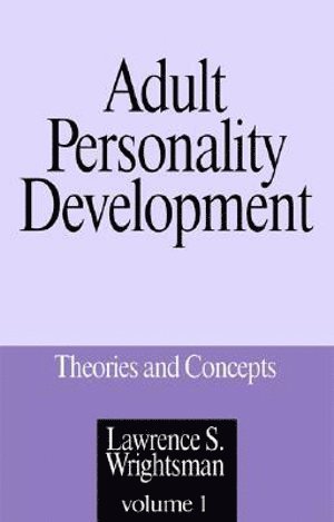 bokomslag Adult Personality Development