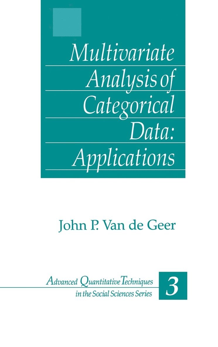 Multivariate Analysis of Categorical Data: Applications 1
