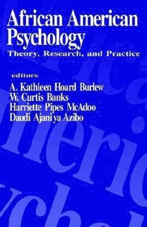 bokomslag African American Psychology