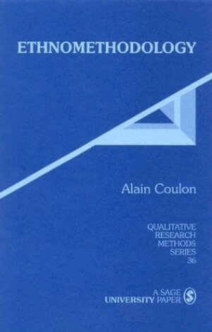 Alain Coulon, Alain Coulon - Ethnomethodology, Inbunden