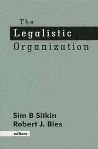 bokomslag The Legalistic Organization