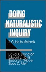 bokomslag Doing Naturalistic Inquiry