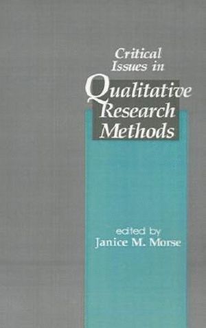 bokomslag Critical Issues in Qualitative Research Methods