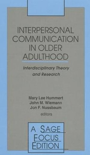 bokomslag Interpersonal Communication in Older Adulthood