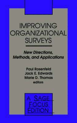 Paul Rosenfeld, Jack Edwards, Marie  D. Thomas, Jack E. Edwards, Marie D. Thomas - Improving Organizational Surveys, Häftad