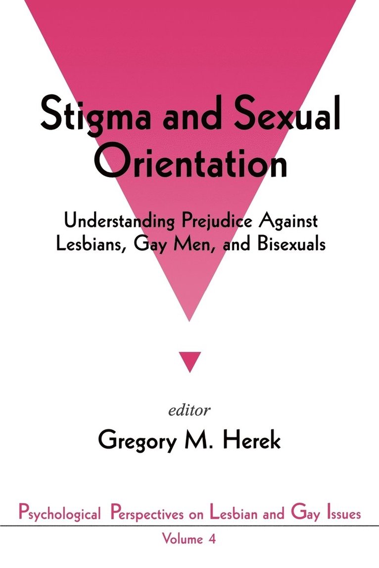 Stigma and Sexual Orientation 1