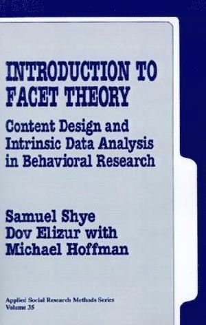 bokomslag Introduction to Facet Theory