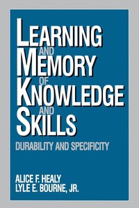 bokomslag Learning and Memory of Knowledge and Skills
