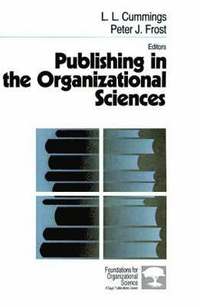 bokomslag Publishing in the Organizational Sciences