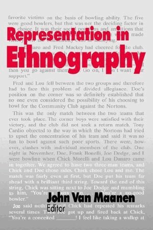 John Van Maanen - Representation in Ethnography, Inbunden