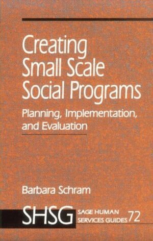 Barbara A. Schram - Creating Small Scale Social Programs, Häftad