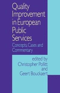 bokomslag Quality Improvement in European Public Services
