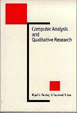 Nigel G. Fielding, Raymond Lee - Computer Analysis and Qualitative Research, Häftad
