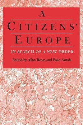 bokomslag A Citizens' Europe