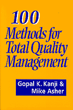 Gopal K Kanji, Mike Asher - 100 Methods for Total Quality Management, Inbunden