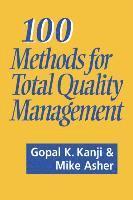 bokomslag 100 Methods for Total Quality Management