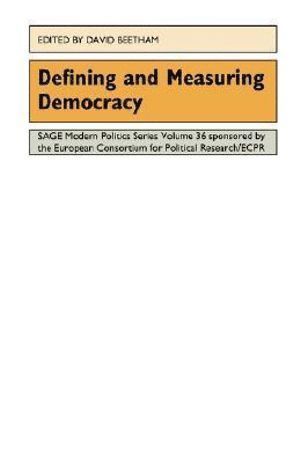 bokomslag Defining and Measuring Democracy