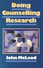 John McLeod - Doing Counselling Research, Häftad