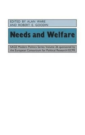 Needs and Welfare 1