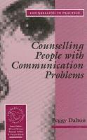 bokomslag Counselling People with Communication Problems