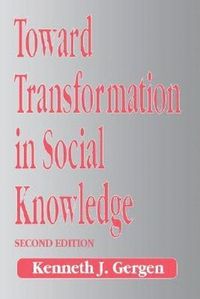 bokomslag Toward Transformation in Social Knowledge