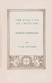 bokomslag Function of Criticism