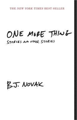 bokomslag One More Thing: Stories and Other Stories
