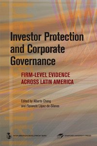 bokomslag Investor Protection and Corporate Governance