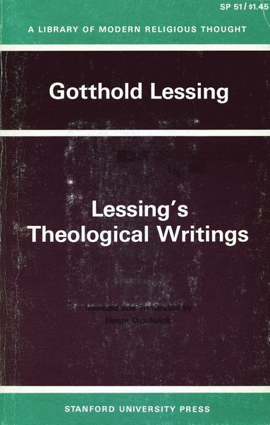 bokomslag Lessing's Theological Writings