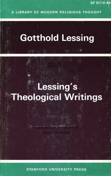 bokomslag Lessings Theological Writings