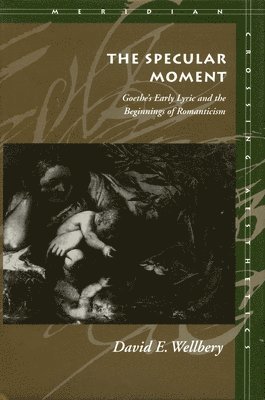David E. Wellbery, David E Wellbery - The Specular Moment: Goethe's Early Lyric and the Beginnings of Romanticism, Häftad