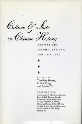 Culture and State in Chinese History 1