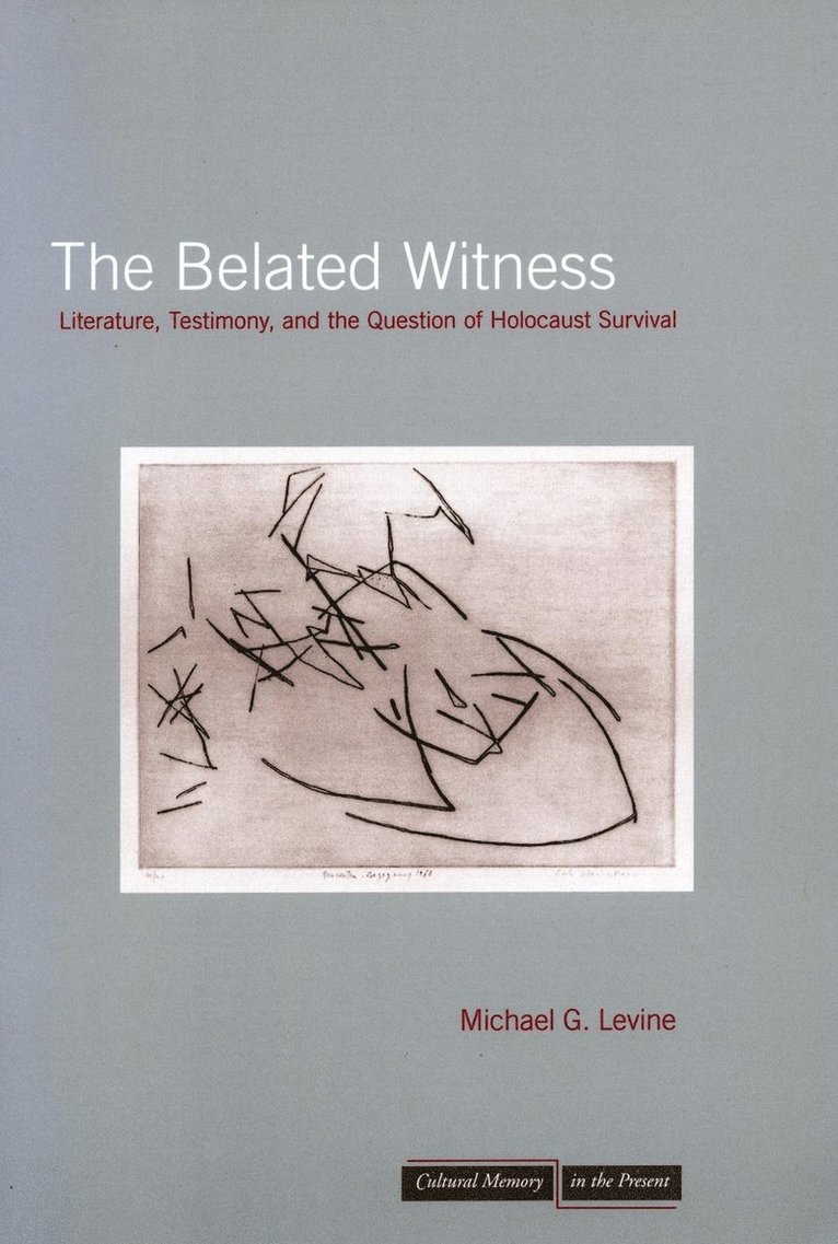 Michael G. Levine, Michael G Levine - Belated Witness, Inbunden